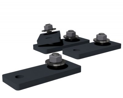 Förskjutningsfäste - Adapter för förflyttning av extraljus 4-pack