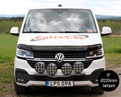 Extraljusfäste för 4 extraljus till Volkswagen Caravelle T6.1 från 2019-2024 | Qpax