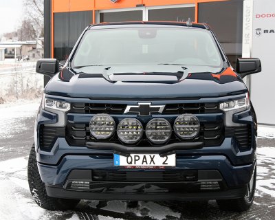 Extraljusfäste för 4 extraljus till Chevrolet Silverado från 2023- | Qpax