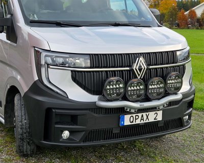 Extraljusfäste för 4 extraljus till Renault Master från 2024- | Qpax