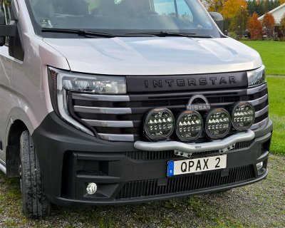 Extraljusfäste för 4 extraljus till Nissan Interstar från 2024- | Qpax