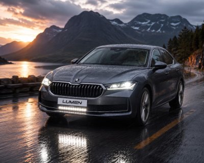 Ledrampspaket till Skoda Superb från 2024- | Lumen Helios CS20 Slim