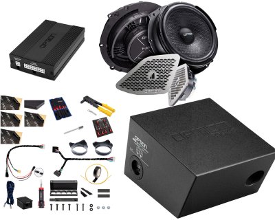 Högtalarpaket Fram, DSP Ljudprocessor, Slutsteg & Subwoofer till Volkswagen Multivan T6 från 2016-2019