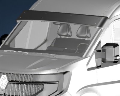 Solskydd till Renault Master från 2024- – Minskar solbländning