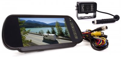 Backkamerasystem 7 backspegelmonitor inkl. en standardkamera