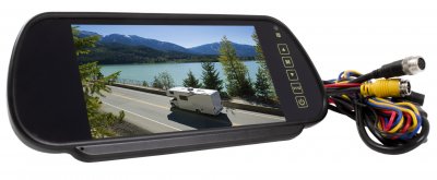 Backkamerasystem 7 backspegelmonitor inkl. en standardkamera