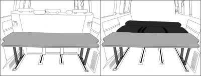 Bagagehylla Volkswagen Transporter T7 2024-