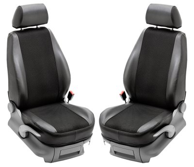 Bilklädsel för förar- & passagerarstolen till VW Amarok V6 2017- (ergoComfort-säten)