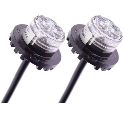 Blixtljus "Hide-away" 4x2 dioder 12-24V