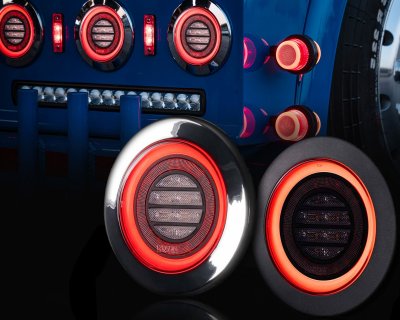 Breeze R1 baklampa med multifunktion LED 10-48V