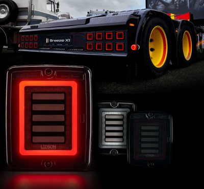 LEDSON Breeze X1 Baklampa med multifunktion LED