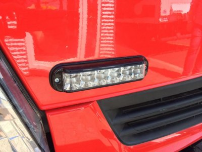 Mega-Flash Bullitt BX61 Blått LED-Blixtljus