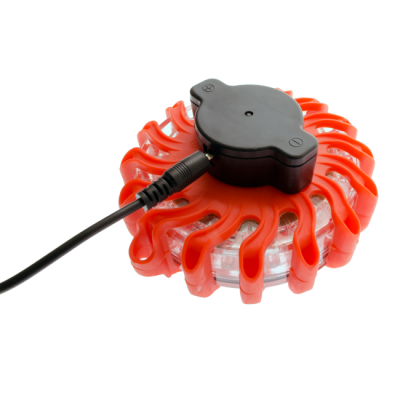 Varningspuck i LED | Uppladdningsbar | Ø120 mm