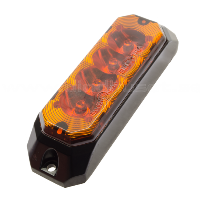 Blixtljus med 4/6 blixthuvuden i Orange | 9-36V | ECE R65