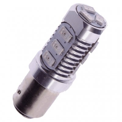 Diodlampa 12V 12xSMD Orange BAY15d