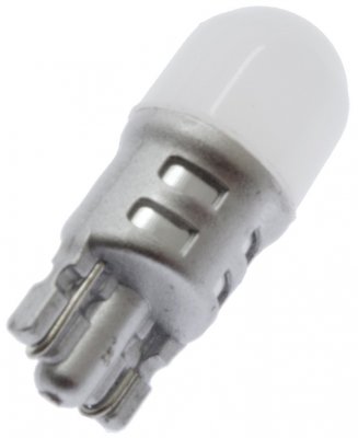 Diodlampa 12V 1xDiod Kallvit W5W