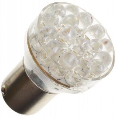 Diodlampa 12V 24xDiod röd 21W BA15s