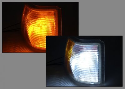 Diodlampa 12V 60xSMD vit/gul BAY15d