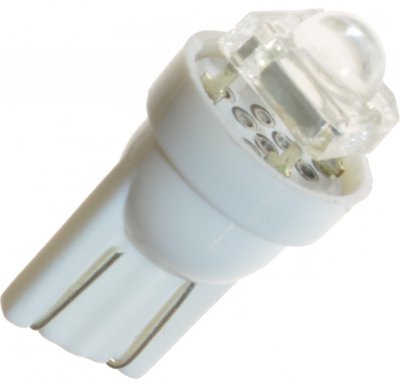 Diodlampa 12V FLUX xenonvit W5W