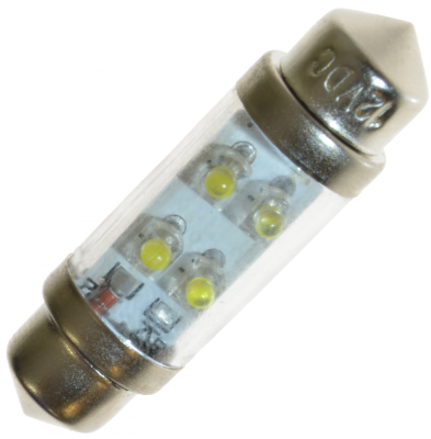 Diodlampa 24V 4xDiod 36 mm - Spollampa