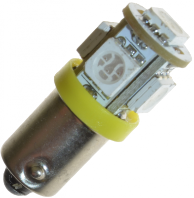 Diodlampa 24V 5xSMD BA9s