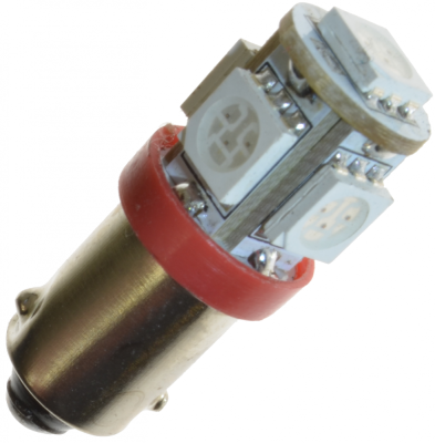 Diodlampa 24V 5xSMD BA9s