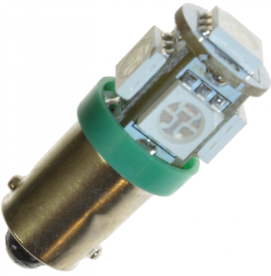 Diodlampa 24V 5xSMD BA9s