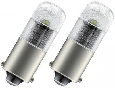 Diodlampor Osram 12V 1xDiod Kallvit BA9s