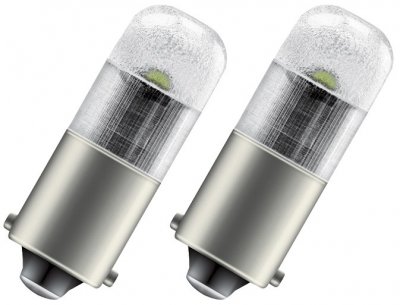 Diodlampor Osram 12V 1xDiod Varmvit BA9s
