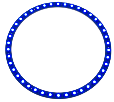 Diodring 24 V 42xDiod Ø140mm Blå