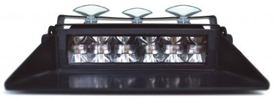 Mega-Flash FX Dash Mount - Blåljus för placering innanför vindrutan