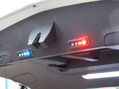 Mega-Flash Micro-Lite 4 - Blått LED-Blixtljus