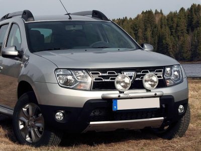 Extraljusfäste i Aluminium till Dacia Duster från 2014-