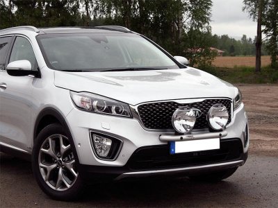 Extraljusfäste i Aluminium till Kia Sorento 2015-