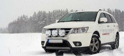 Extraljusfäste i Aluminium till Fiat Freemont 2011-