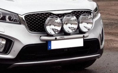 Extraljusfäste i Aluminium till Kia Sorento 2015-
