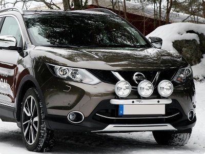 Extraljusfäste i Aluminium till Nissan Qashqai 2014-