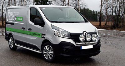 Extraljusfäste i Aluminium till Renault Trafic 2015-