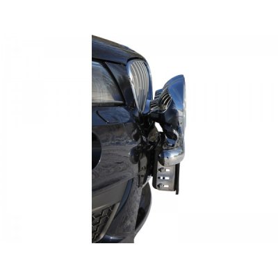Extraljusfäste i Rostfritt stål för 3 extraljus till BMW X3 F25 2010-2017
