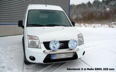 Extraljusfäste i Rostfritt stål till Ford Transit Connect 2009-2013