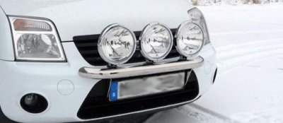 Extraljusfäste i Rostfritt stål till Ford Transit Connect 2009-2013
