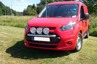 Extraljusfäste i rostfritt stål till Ford Transit Connect 2014-