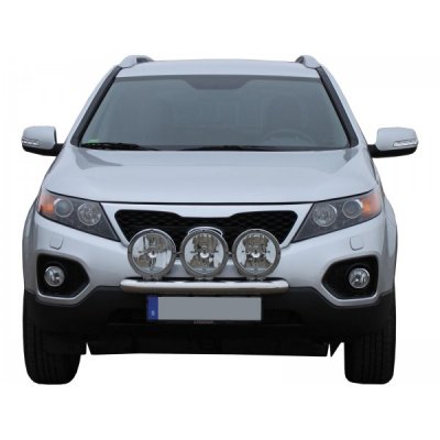 Extraljusfäste i Rostfritt stål för 3 extraljus till Kia Sorento 2009-2012