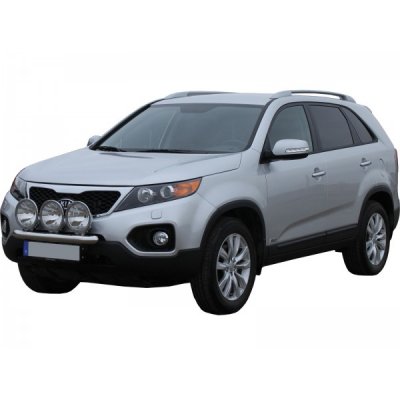Extraljusfäste i Rostfritt stål för 3 extraljus till Kia Sorento 2009-2012
