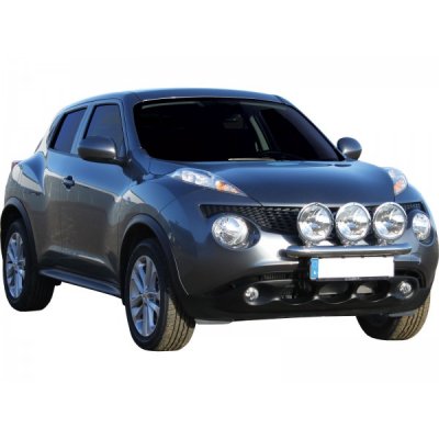Extraljusfäste i Rostfritt stål för 3 extraljus till Nissan Juke 2010-/2014-