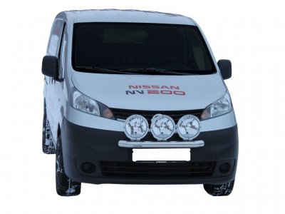 Extraljusfäste i Rostfritt stål för 3 extraljus till Nissan NV200 från 2010-