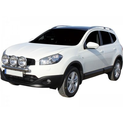 Extraljusfäste i Rostfritt stål för 3 extraljus till Nissan Qashqai 2010-2013