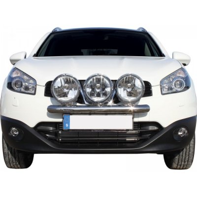 Extraljusfäste i Rostfritt stål för 3 extraljus till Nissan Qashqai 2010-2013
