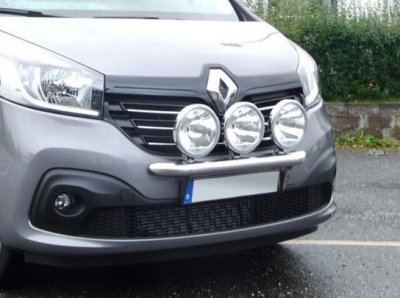 Extraljusfäste i Rostfritt stål till Opel Vivaro 2015-