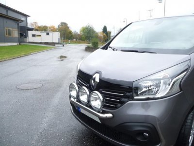 Extraljusfäste i Rostfritt stål till Opel Vivaro 2015-